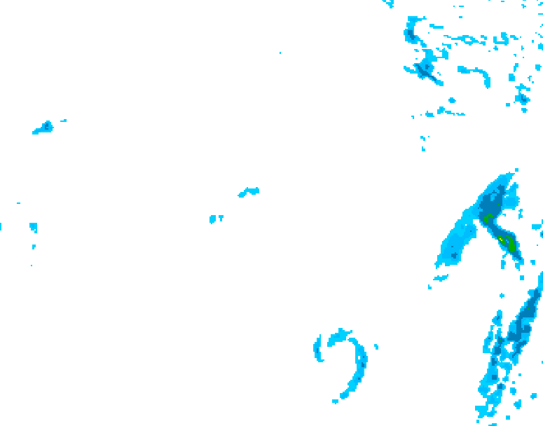 GDPS precipitation 150 hour forecast chart for Canada based on 2026/01/12 1200Z data