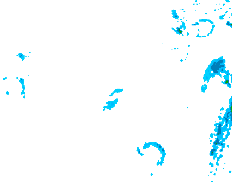 GDPS precipitation 156 hour forecast chart for Canada based on 2026/01/12 1200Z data