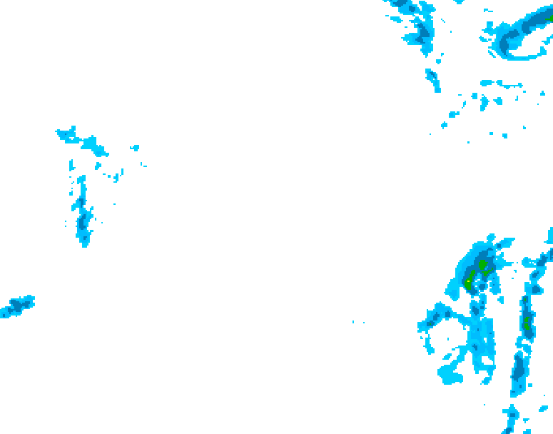 GDPS precipitation 180 hour forecast chart for Canada based on 2026/01/12 1200Z data