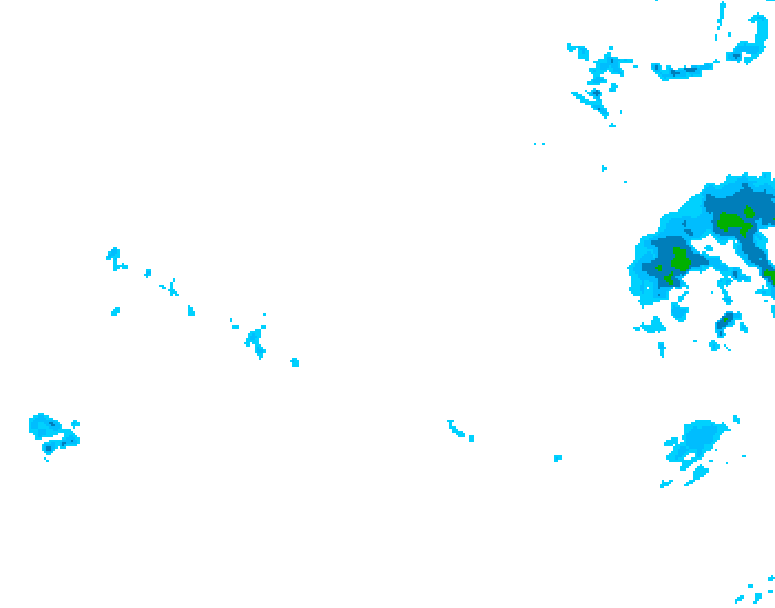 GDPS precipitation 198 hour forecast chart for Canada based on 2026/01/12 1200Z data