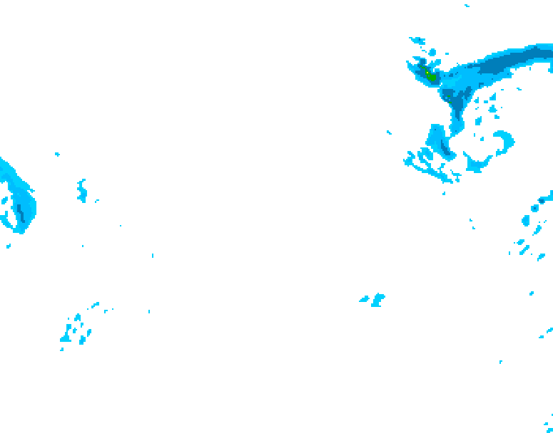 GDPS precipitation 216 hour forecast chart for Canada based on 2026/01/12 1200Z data