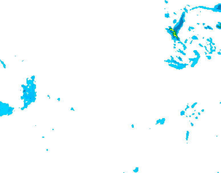 GDPS precipitation 228 hour forecast chart for Canada based on 2026/01/12 1200Z data