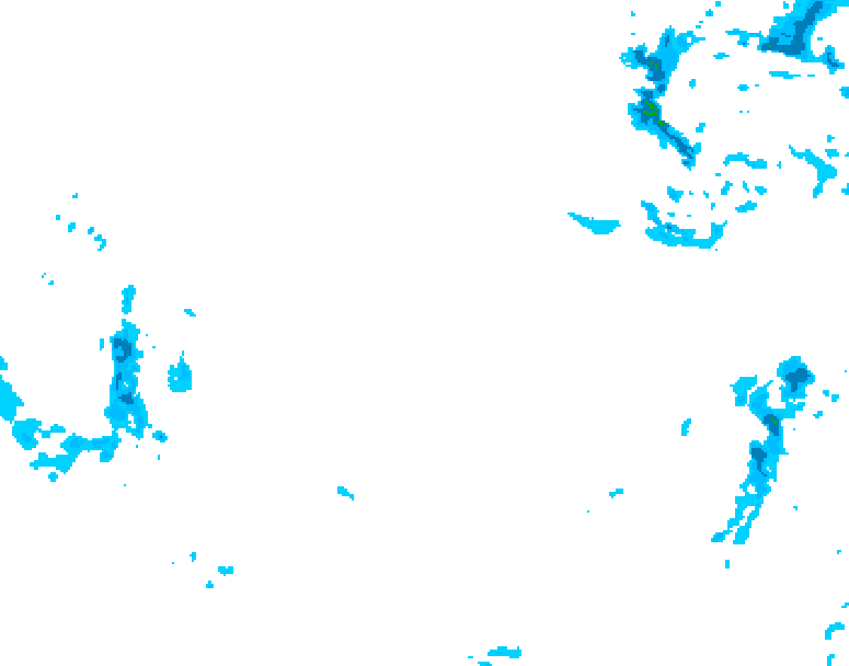 GDPS precipitation 234 hour forecast chart for Canada based on 2026/01/12 1200Z data