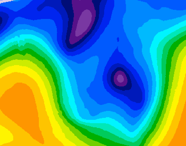 GDPS 500 millibar geopotential height 072 hour forecast chart for Canada based on 2026/01/13 0000Z data