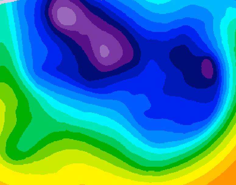 GDPS 500 millibar geopotential height 210 hour forecast chart for Canada based on 2026/01/13 0000Z data