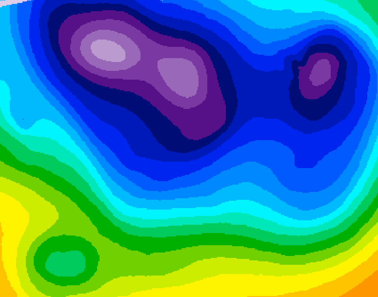 GDPS 500 millibar geopotential height 234 hour forecast chart for Canada based on 2026/01/13 0000Z data