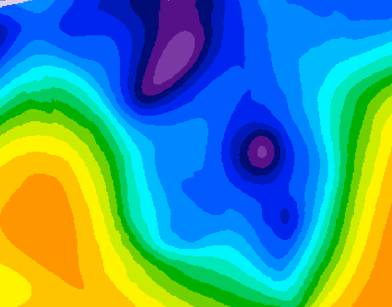 GDPS 500 millibar geopotential height 060 hour forecast chart for Canada based on 2026/01/13 1200Z data