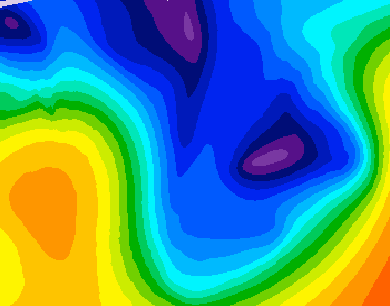 GDPS 500 millibar geopotential height 084 hour forecast chart for Canada based on 2026/01/13 1200Z data