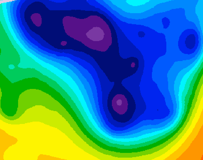 GDPS 500 millibar geopotential height 168 hour forecast chart for Canada based on 2026/01/13 1200Z data