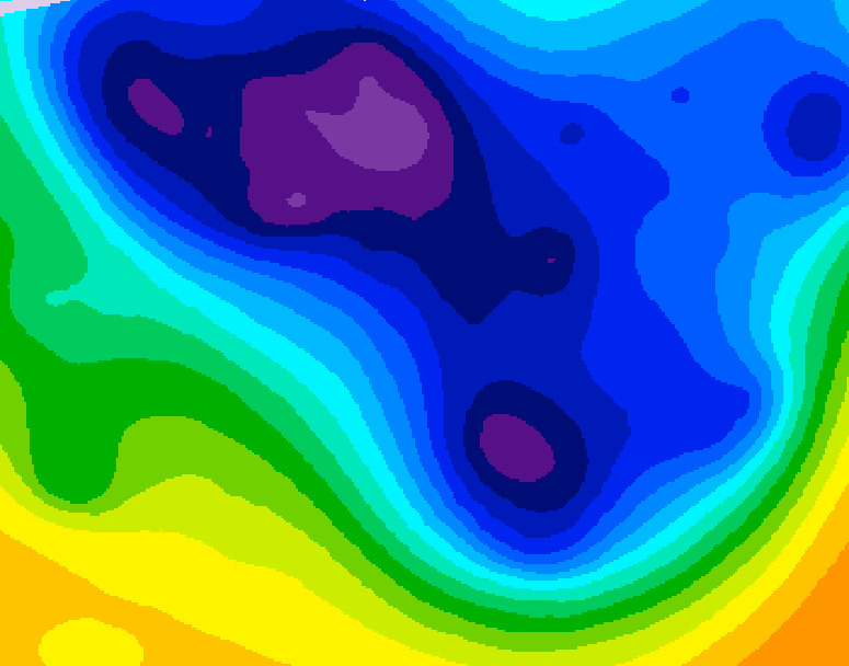 GDPS 500 millibar geopotential height 174 hour forecast chart for Canada based on 2026/01/13 1200Z data