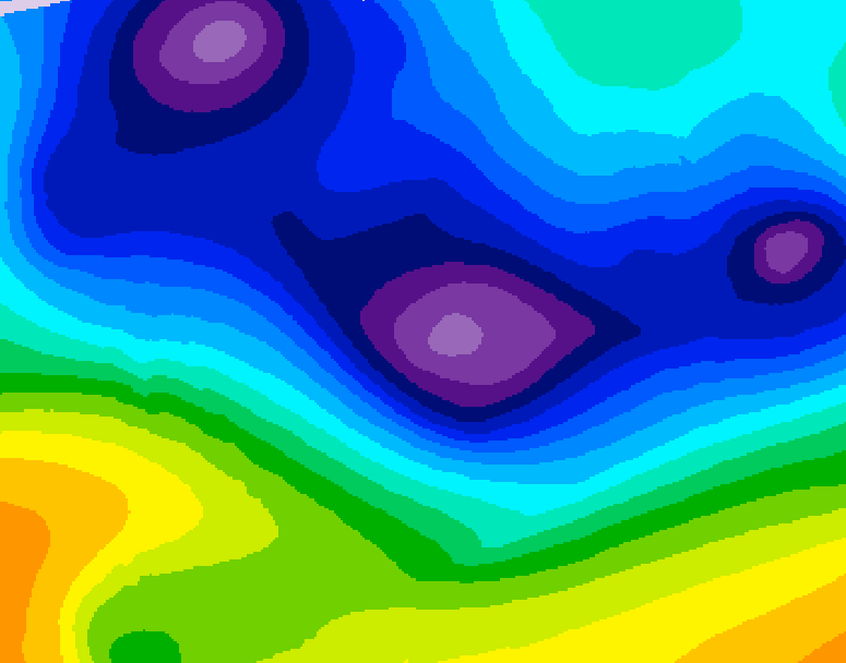 GDPS 500 millibar geopotential height 234 hour forecast chart for Canada based on 2026/01/13 1200Z data