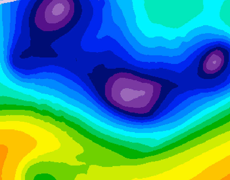 GDPS 500 millibar geopotential height 240 hour forecast chart for Canada based on 2026/01/13 1200Z data