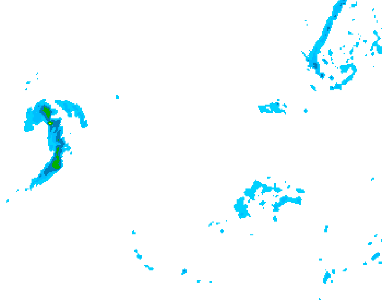GDPS precipitation 030 hour forecast chart for Canada based on 2026/01/13 0000Z data