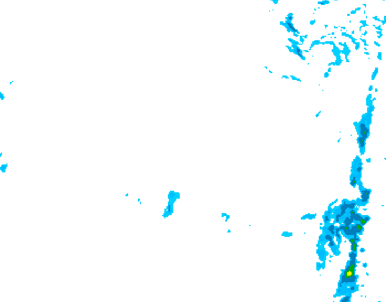 GDPS precipitation 138 hour forecast chart for Canada based on 2026/01/13 0000Z data