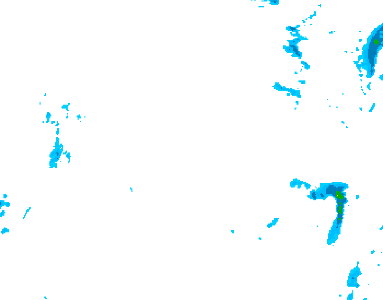 GDPS precipitation 180 hour forecast chart for Canada based on 2026/01/13 0000Z data