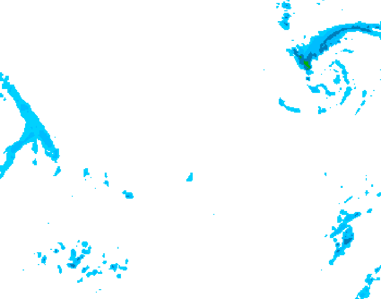 GDPS precipitation 228 hour forecast chart for Canada based on 2026/01/13 0000Z data