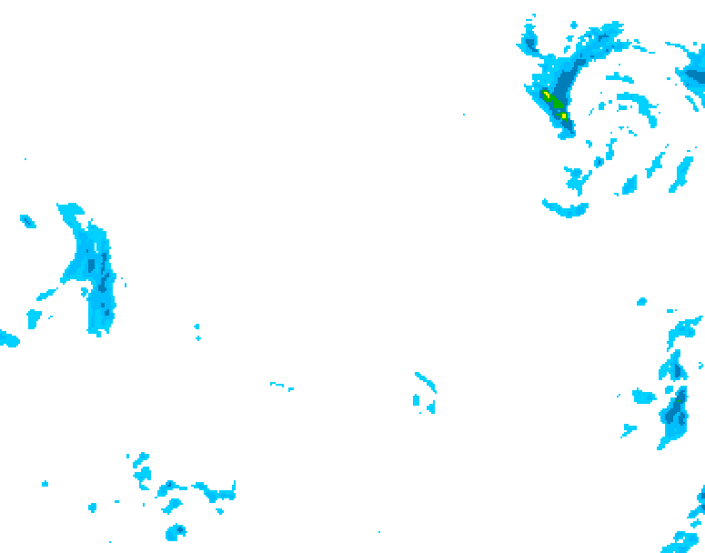 GDPS precipitation 234 hour forecast chart for Canada based on 2026/01/13 0000Z data