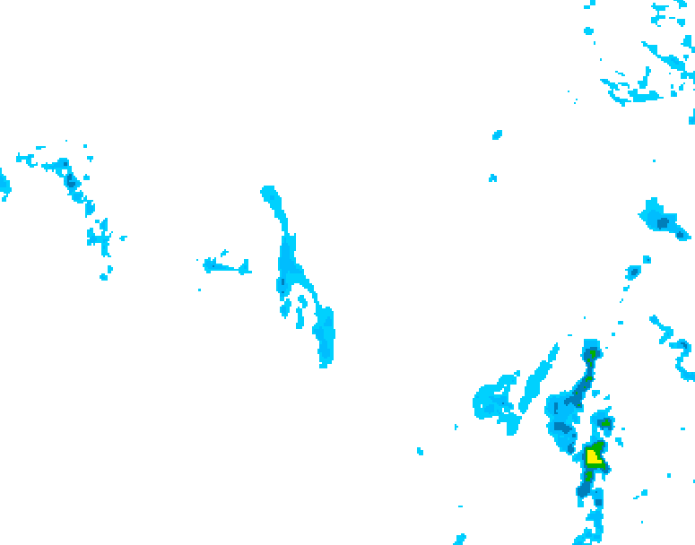 GDPS precipitation 042 hour forecast chart for Canada based on 2026/01/13 1200Z data