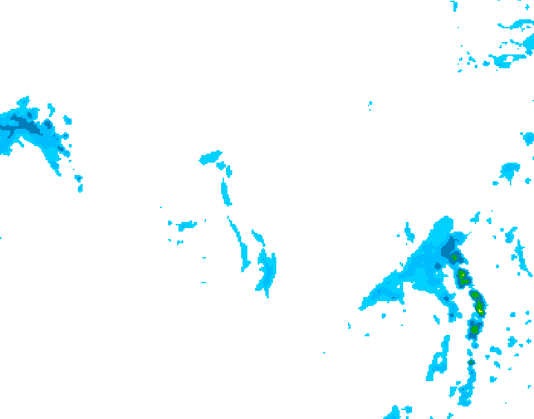 GDPS precipitation 048 hour forecast chart for Canada based on 2026/01/13 1200Z data