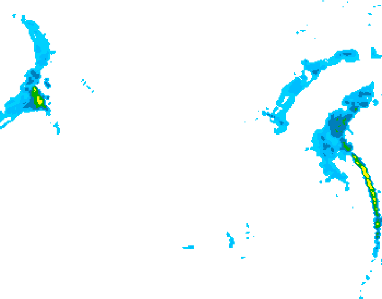 GDPS precipitation 078 hour forecast chart for Canada based on 2026/01/13 1200Z data