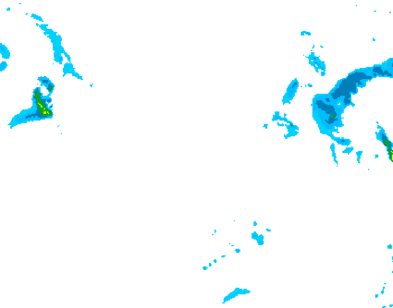 GDPS precipitation 084 hour forecast chart for Canada based on 2026/01/13 1200Z data