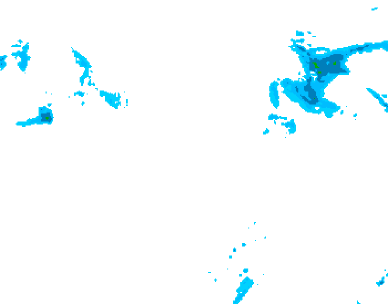 GDPS precipitation 090 hour forecast chart for Canada based on 2026/01/13 1200Z data