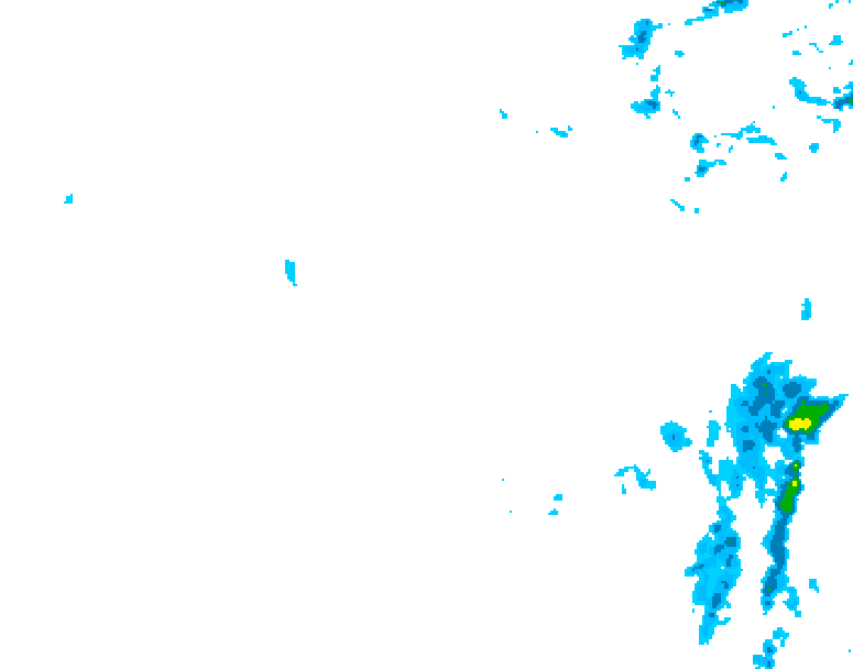 GDPS precipitation 132 hour forecast chart for Canada based on 2026/01/13 1200Z data