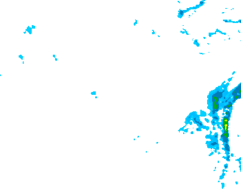 GDPS precipitation 138 hour forecast chart for Canada based on 2026/01/13 1200Z data