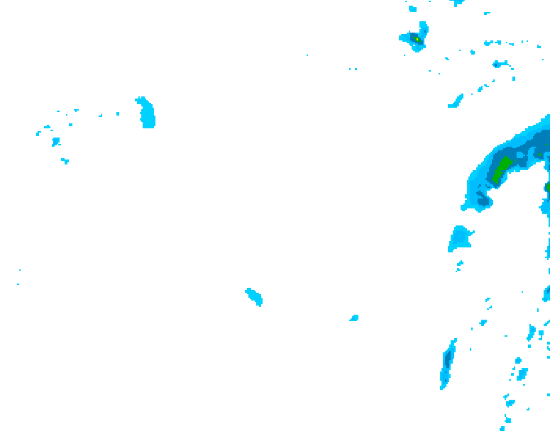 GDPS precipitation 150 hour forecast chart for Canada based on 2026/01/13 1200Z data