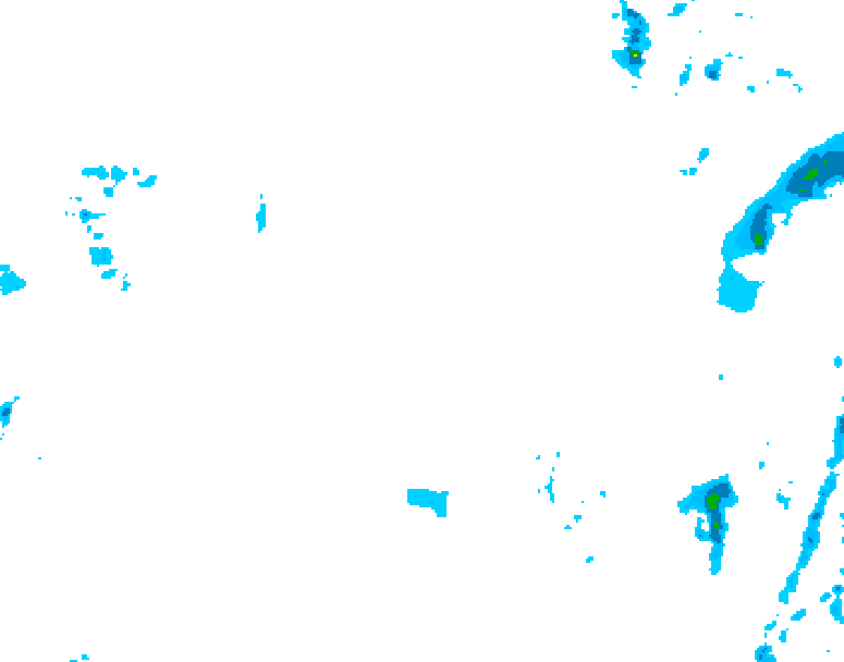 GDPS precipitation 156 hour forecast chart for Canada based on 2026/01/13 1200Z data