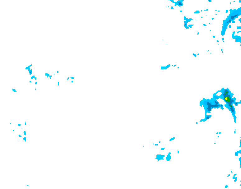 GDPS precipitation 174 hour forecast chart for Canada based on 2026/01/13 1200Z data
