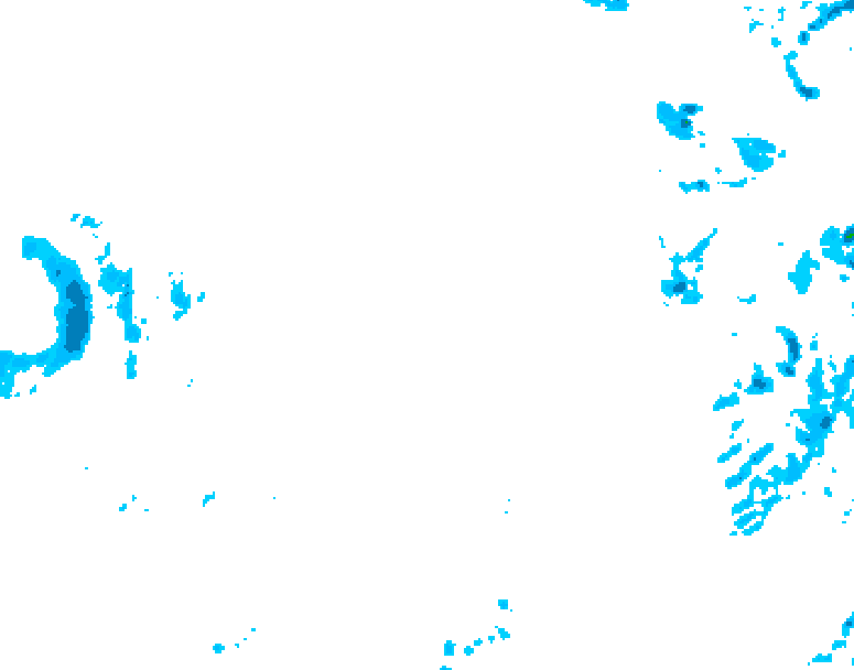 GDPS precipitation 210 hour forecast chart for Canada based on 2026/01/13 1200Z data