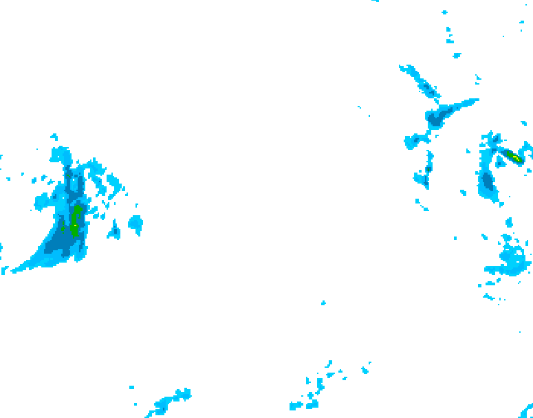 GDPS precipitation 222 hour forecast chart for Canada based on 2026/01/13 1200Z data