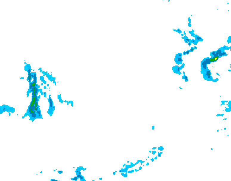 GDPS precipitation 228 hour forecast chart for Canada based on 2026/01/13 1200Z data