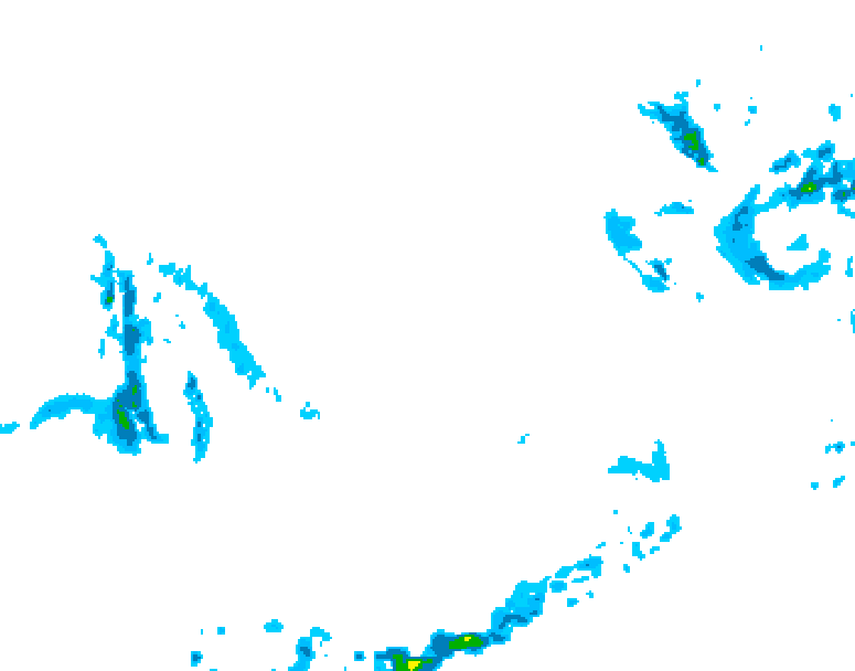GDPS precipitation 234 hour forecast chart for Canada based on 2026/01/13 1200Z data