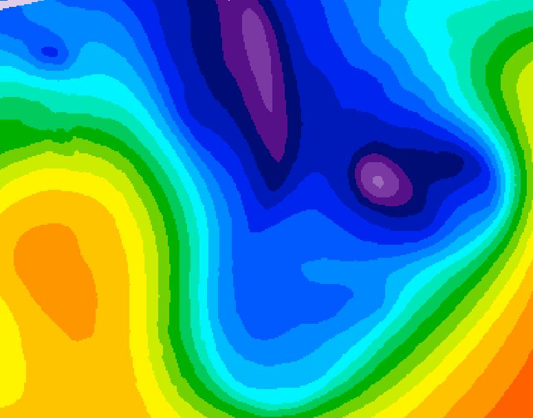 GDPS 500 millibar geopotential height 066 hour forecast chart for Canada based on 2026/01/14 1200Z data