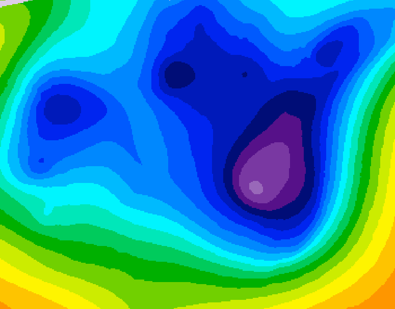 GDPS 500 millibar geopotential height 240 hour forecast chart for Canada based on 2026/01/14 1200Z data