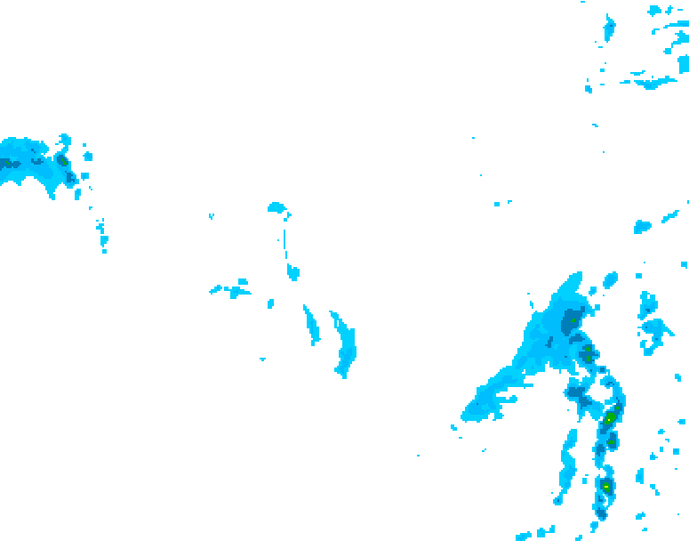 GDPS precipitation 036 hour forecast chart for Canada based on 2026/01/14 0000Z data