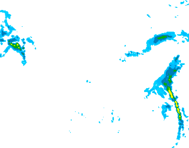 GDPS precipitation 060 hour forecast chart for Canada based on 2026/01/14 0000Z data