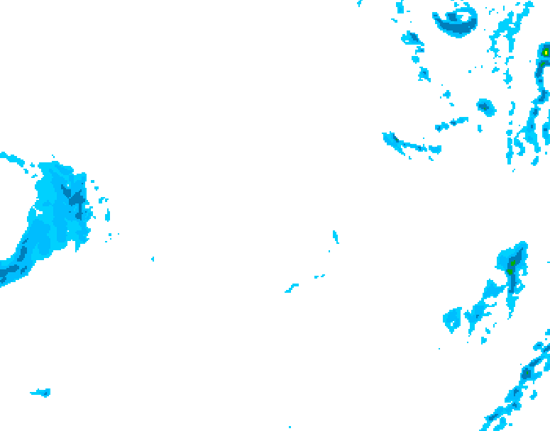 GDPS precipitation 216 hour forecast chart for Canada based on 2026/01/14 0000Z data