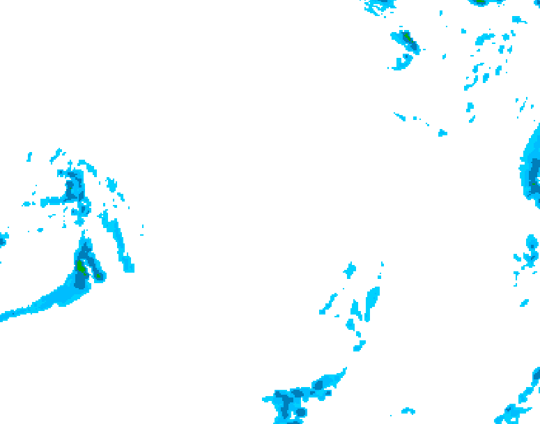 GDPS precipitation 234 hour forecast chart for Canada based on 2026/01/14 0000Z data