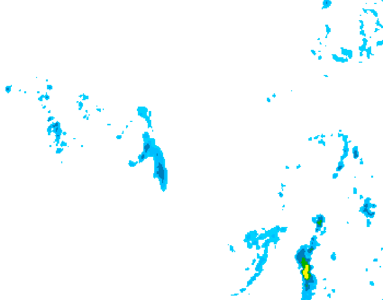 GDPS precipitation 012 hour forecast chart for Canada based on 2026/01/14 1200Z data
