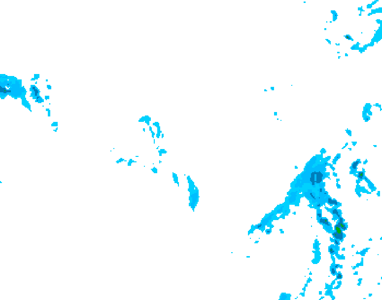 GDPS precipitation 024 hour forecast chart for Canada based on 2026/01/14 1200Z data