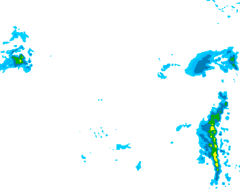 GDPS precipitation 042 hour forecast chart for Canada based on 2026/01/14 1200Z data