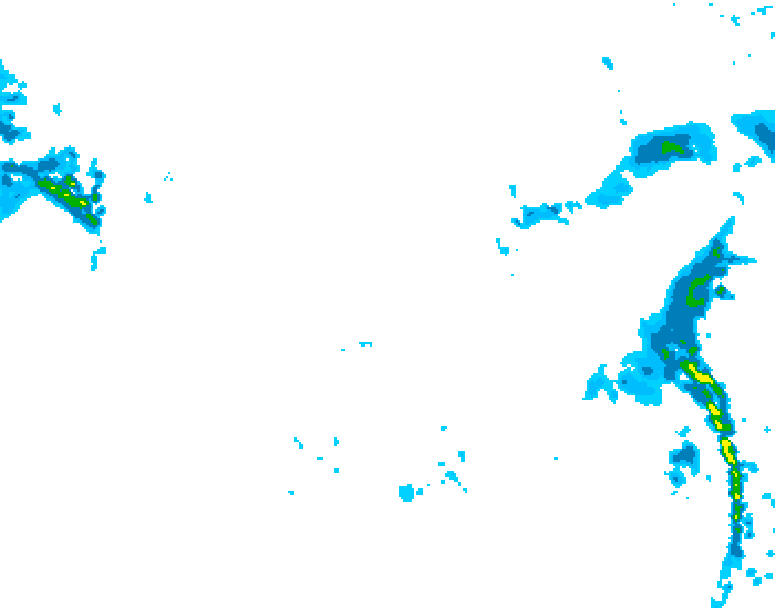 GDPS precipitation 048 hour forecast chart for Canada based on 2026/01/14 1200Z data