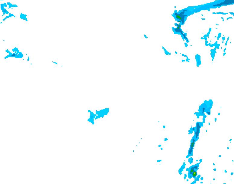 GDPS precipitation 090 hour forecast chart for Canada based on 2026/01/14 1200Z data