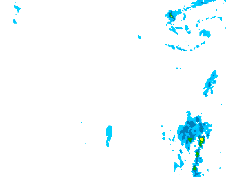 GDPS precipitation 102 hour forecast chart for Canada based on 2026/01/14 1200Z data