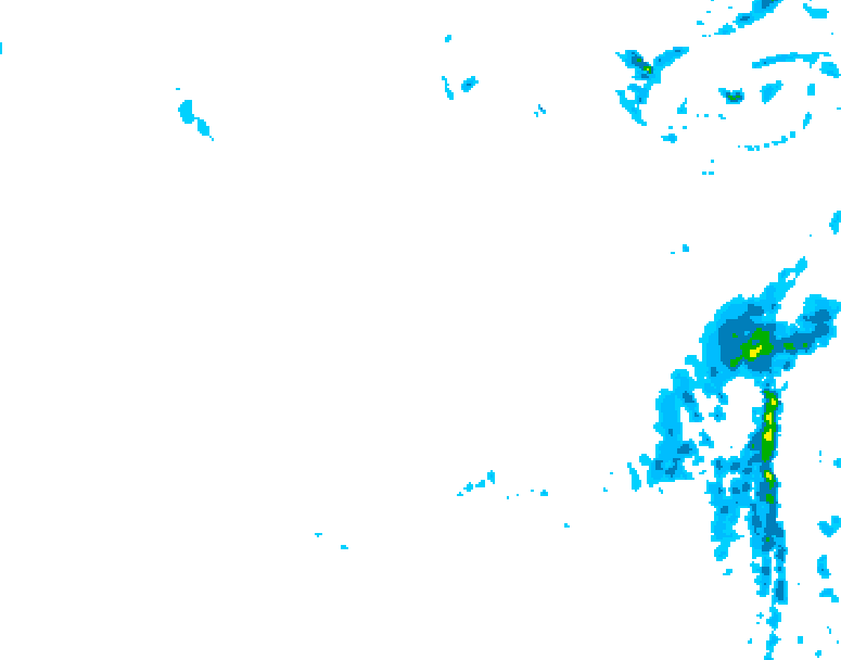 GDPS precipitation 114 hour forecast chart for Canada based on 2026/01/14 1200Z data