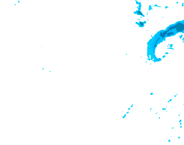 GDPS precipitation 138 hour forecast chart for Canada based on 2026/01/14 1200Z data