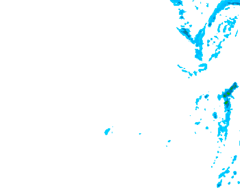GDPS precipitation 156 hour forecast chart for Canada based on 2026/01/14 1200Z data